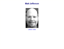 Tablet Screenshot of mattjefferson.com